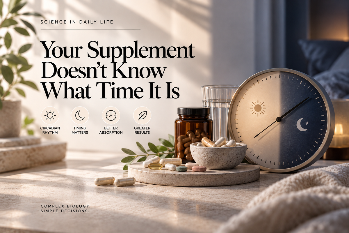 Your Supplement Doesn't Know What Time It Is